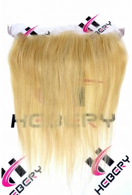 13x4 lace frontal 613 blonde Brazilian Virgin Silky Straight--hf06