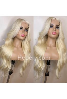 #613 color loose wave Pre plucked Full lace wig Brazilian virgin human hair--hb333