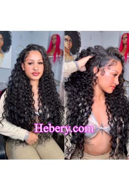 Wear Go Wig Pre Cut Lace 13*6 5*5 HD Lace Wig Beyonce Wave Brazilian virgin human hair Pre plucked--WG224