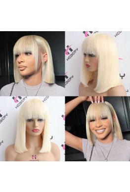 613 color bang bob Machine made wig 100% Virgin human hair-hb242