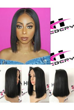 【50% Off】Blunt Bob cut 2x4 Lace front wig--hb001