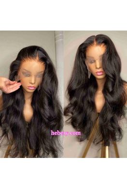 Stock Body Wave 13*6 HD Lace Front Wig Brazilian Virgin Pre plucked--hd333