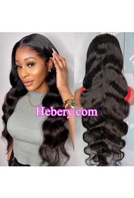 Wear Go Wig Pre Cut Lace Pre plucked 13*6 5*5 HD Lace Wig Body Wave Brazilian virgin human hair--WG551