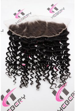 13x4 lace frontal Brazilian Virgin Deep Wave--hf05