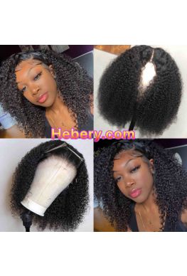 Kinky Curly Pre-plucked 360 Wig Unprocessed Brazilian Virgin Hair--hb014