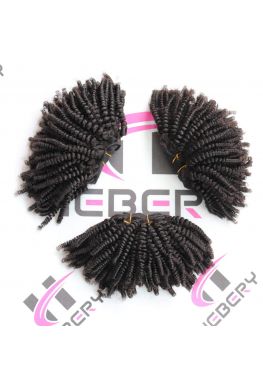 Afro kinky curly Brazilian Virgin Hair 3 Bundles--kinkycurlybundles