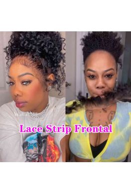 Lace Strip 13*2 Frontal Virgin Human Hair--HS001