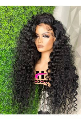 5x5 HD Lace Closure Wig Luxe deep wave undetectable Skin Melt Human Hair Pre plucked--hd587