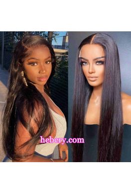 5x5 HD Lace Closure wig Silk Straight undetectable skin melt Glueless wig Brazilian virgin Pre plucked--hd551