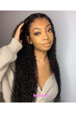 Pre plucked Brazilian virgin Spiral curl 360 wig--hb016