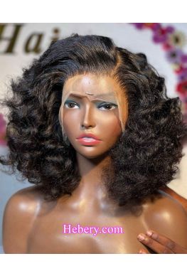 Virgin bounce 360 Wig Brazilian Human hair Pre plucked--hb464