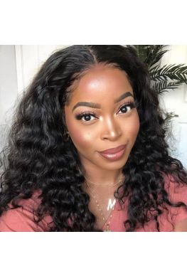 Water curl 360 wig unprocessed Brazilian virgin human hair--hb387