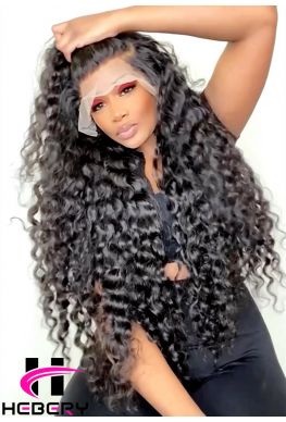 Water Wave Pre-plucked 360 wig Brazilian human hair--hb064