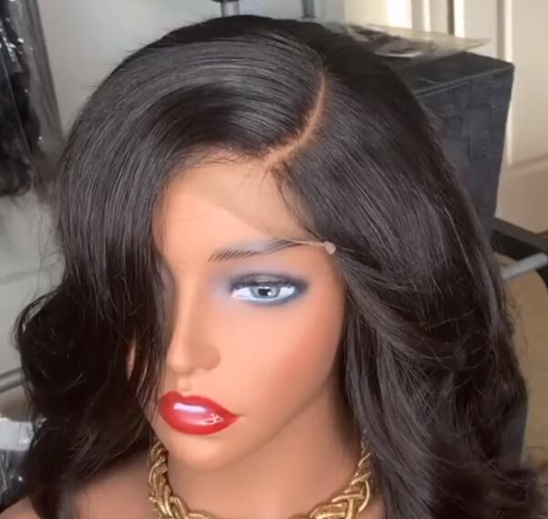 Wave bob 360 wig