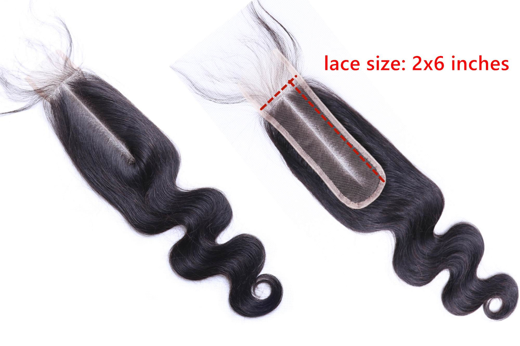 2x6 lace closure